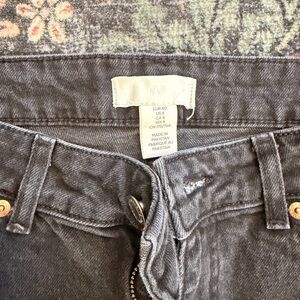 H&M Gray Denim Jeans Straight Leg